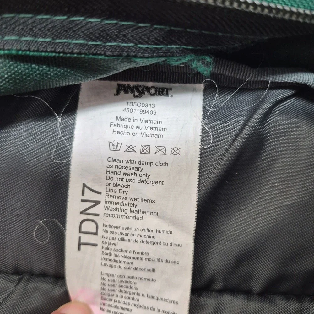JanSport Big Student Backpack Forest Green TB5O Multi Compartment School Bag